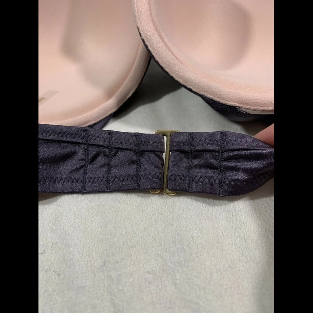 NWT Shade & Shore Dream Lightly Lined Halter Bikini Top [ SZ‎ 34DD ]